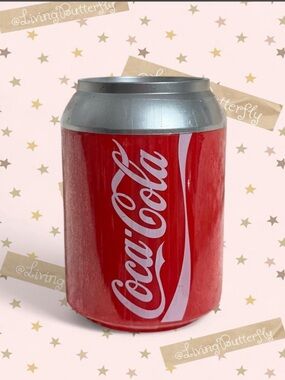 Coca Cola Red and Silver Collectible With Labubu Character Inside. Look At Pics.